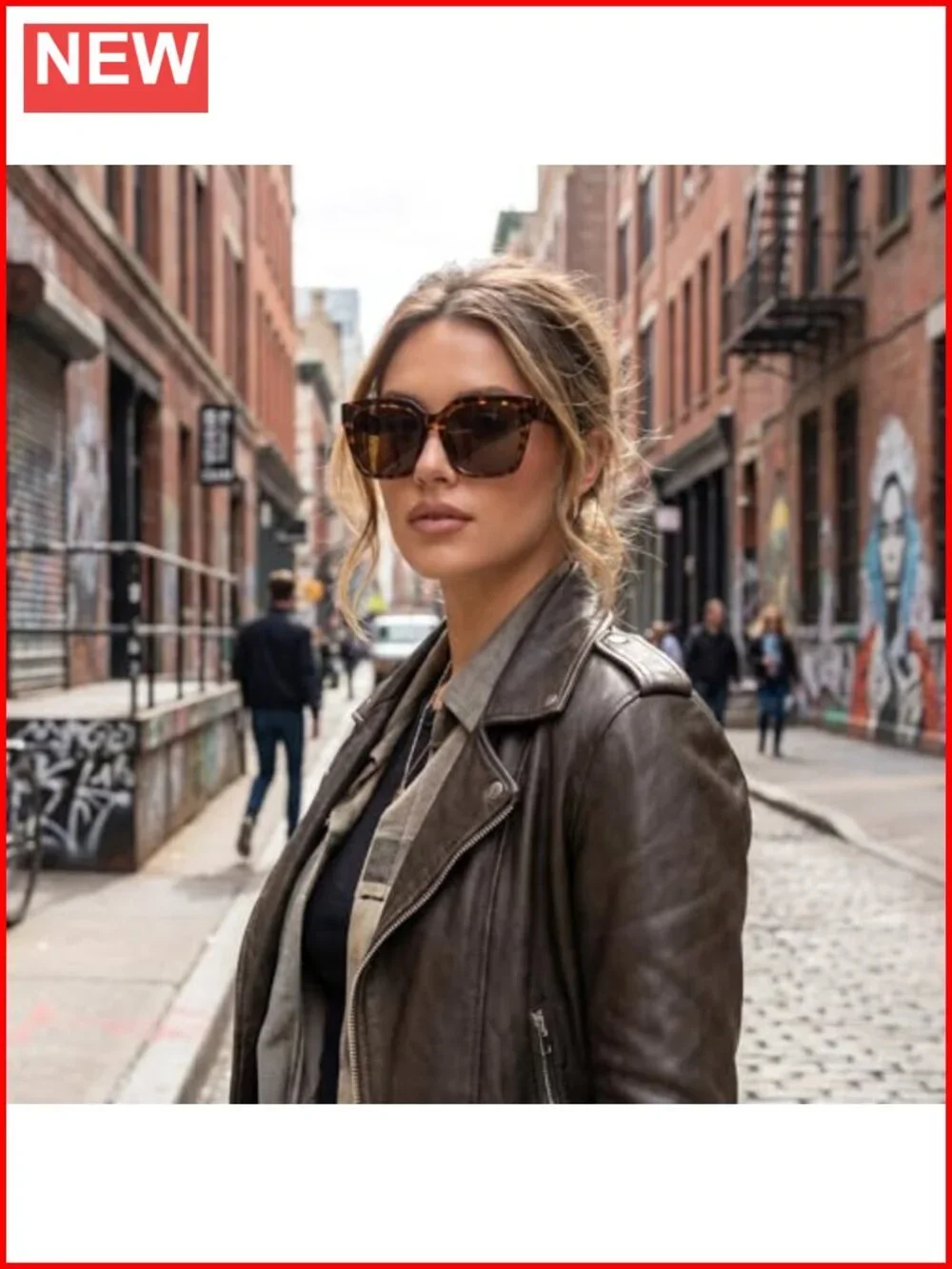 2 Pairs Oversized Square Sunglasses Women Retro UV Protection